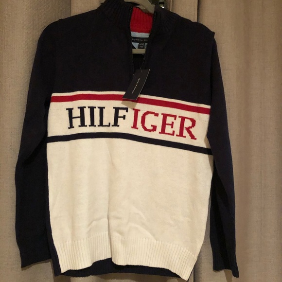 Sweaters Tommy Hilfiger L (16/18) new kids boy - Picture 1 of 4